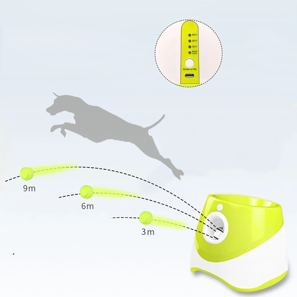 Automatic Tennis Ball Launcher for Dogs