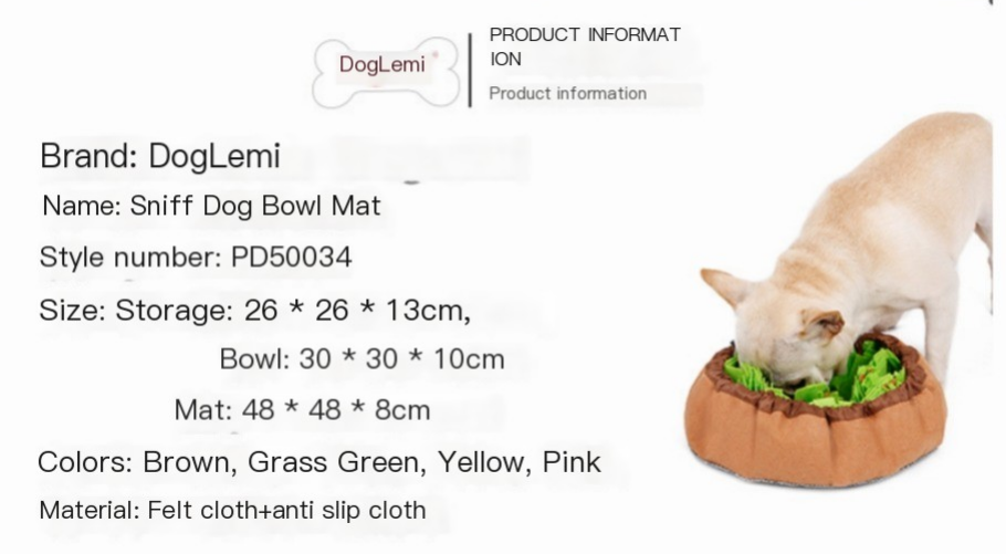 Snuffle Mat & Slow-Feed Bowl Set
