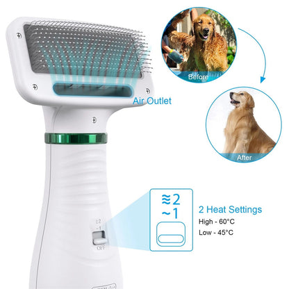 Portable 2-in-1 Dog Hair Dryer